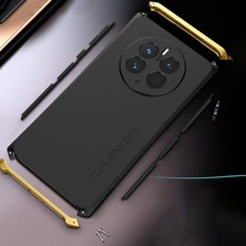 Lr Joyful Huawei Mate Için Element Kutusu 50 Pro 4g 3 Parçalı Tasarım Güçlendirilmiş Köşe Telefon Kılıfı Sabit Pc Arka Metal Çerçeve Koruyucu Kılıf (Yurt Dışından)