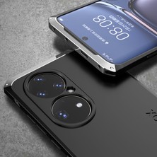 Lr Joyful Huawei P50 Pro 4g Telefon Kasası Sert Pc Arka Metal Çerçeve 3 Parçalı Tasarım Koruyucu Kılıf (Yurt Dışından)