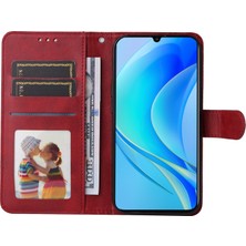 Lr Joyful Huawei Için 50 / Nova Y70 4g / Nova Y70 Artı 4g Buzağı Doku Cüzdanı Pu Deri Folu Folio Standı Tpu Iç Kabuk Telefon Kılıfı (Yurt Dışından)