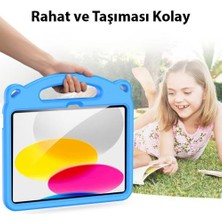 Coofbe Panda Desenli Standlı Zırhlı iPad 10.2 2022 Kılıf Yıkanabilir iPad 10.2 Kılıf Kalem Yerli