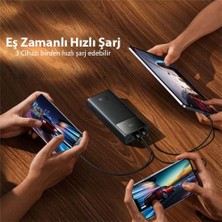 Baseus Super Şarj Göstergeli Ultra Hızlı 22.5W 20000MAH Powerbank Samsung Huawei Xiaomi Apple iPhone Şarj