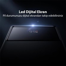 Baseus Super Şarj Göstergeli Ultra Hızlı 22.5W 20000MAH Powerbank Samsung Huawei Xiaomi Apple iPhone Şarj