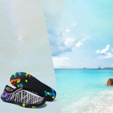 Homyl Su Ayakkabı Yalınayak Hızlı Kuru Plaj Çorap Yüzmek Yoga Dalış Kayak 26.5X10 cm Siyah Be(Yurt Dışından)
