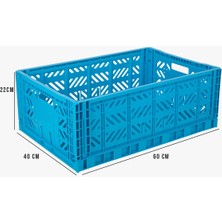 Ayyıldız Aykasa 604022 Maxibox Turquoise Katlanabilir Kasa