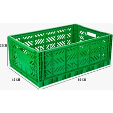 Ayyıldız Aykasa 604022 Maxibox Green Katlanabilir Kasa