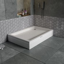 Db Banyo Dikdörtgen Duş Teknesi Panelli 90 * 110 * 20 cm