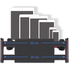 Gizzodo Oto Koltuk Arkası Telefon Tablet Tutucu Ayarlanabilir 360 Derece Dönebilen Pratik Stand