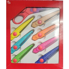 Masis ST-401 8'li Set Şekilli Anaokulu Makası Renkli Eğlenceli Tasarımlar ile