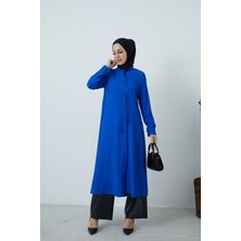 Foremia Fularlı Tunik-Saks