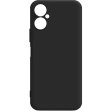 Case Street Tecno Spark 9 Pro Kılıf Premier Silikon Mat Koruma+Nano Glass Siyah