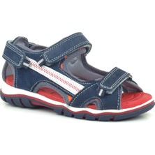 Rakerplus Hakiki Deri Lacivert Outdoor Erkek Çocuk Sandalet