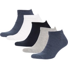 DeFacto Erkek 5'li Pamuklu Patik Çorap N1699AZNS