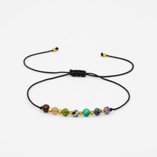 Osmanlı Doğal Taş Çakra-Jasper-Yeşim-Amazonit-Lapis Lazuli-Güneş Taşı-Ametist-Ay Taşı Doğal Taş Bileklik