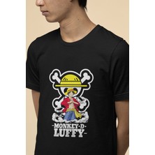 Populus Anime One Piece Monkey D. Luffy Tişört