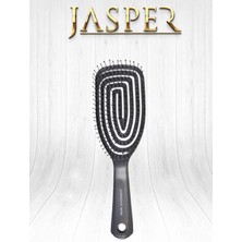 Jasper Pro Üç Boyutlu Gri Saç Masaj Fırçası Oval Saç Tarağı