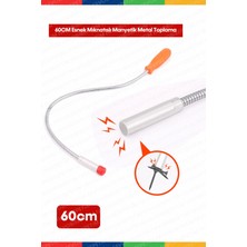 Proxtech  Güçlü Manyetik Teleskopik 60 Cm Pikap Mıknatıslı Somun ve Cıvata Toplama Plastik Saplı Esnek Çubuk