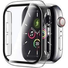 PSGT Apple Watch 8 Ultra 360 Tam Koruma (49 Mm) Yumuşak Silikon Tpu Ekran Koruyucu Kılıf