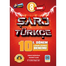 Patron Kitap LGS 1. Dönem Türkçe - T.C. İnkilap Tarihi - İngilizce Branş Deneme Seti