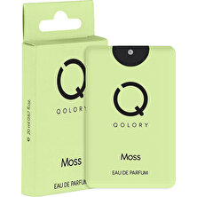 Qolory Moss Eau De Pocket Perfume 20 ml Unisex Cep Parfüm