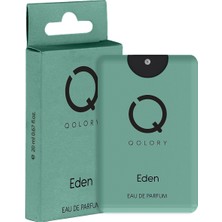 Qolory Eden Eau De Pocket Perfume 20 ml Unisex Cep Parfüm