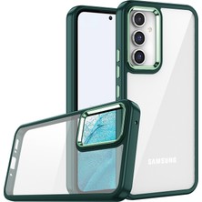 ZORE Galaxy A14 Kılıf Zore Flora Buton,kenar Çevresi Renkli Kılıf