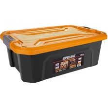 Super-Bag ASR-4044 Saklama Kutusu Renkli Kapak 30 Lt