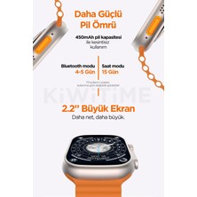 Bunnys Metal Kordonlu Akıllı Saat Watch 8 Ultra Max Sesli Görüşme Ios Android Uyumlu Akıllı Saat Ultra