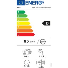 Beko Bbc 160 B Tezgah Altı Bulaşık Makinesi