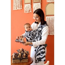 Zubu Platin Seri Halka Sling, Babysling Zebra