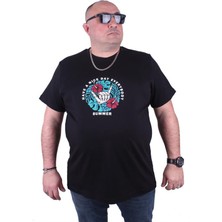 Starbattal Büyük Beden Erkek Sıfır Yaka Tişört