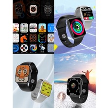 Rabbit Store Watch 8 Pro Metal Kordonlu Akıllı Saat 45MM Nfc Özellikli Bt Çağrı Destekli