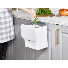 Multifonksiyonel 15 Lt Askı Aparatlı Banyo Mutfak & Tezgahüstü Çöp Kovası - Hkb-15