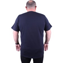 Moc Grande Mocgrande Erkek Büyük Beden Likralı Basic Sıfır Yaka Tişört