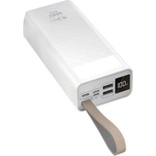 Subzero 30000 Mah Powerbank Qc 3.0 Qualcomm Pd Hızlı Şarj 22.5W LED Işıklı Göstergeli Taşınabilir Powerbank