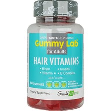 Suda Gummy Lab Hair Vitamins 60 Çiğnenebilir Form