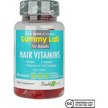 Suda Gummy Lab Hair Vitamins 60 Çiğnenebilir Form