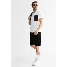 Fabrika Sports Siyah Erkek Sweat Şort Vera
