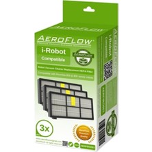 Aeroflow Irobot Uyumlu Roombaa 800/900 Filtre 3'lü Paket