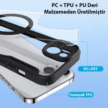 Coofbe Kart Bölmeli Cüzdanlı Manyetik Magsafe Uyumlu iPhone 14 Pro Kılıf Iphone Cüzdan Kartlık Kılıf