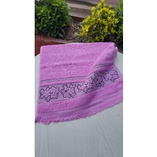 Tekstilci Saçaklı Nakışlı 50 x 90 cm El Yüz Havlusu