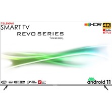 Telenova Revo 58" 147 Ekran Frameless 4K Ultra HD Android Smart LED TV