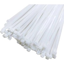 KSN Kablo Bağı Plastik Kelepçe Beyaz 2.5X200 mm - 100 Adet