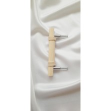 Rattan Sandık Doğal Rattan Bambu Dolap Kulpu 128 mm