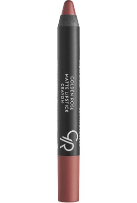 Golden Rose Matte Lipstick Crayon-18 Capuccuno-Mat Kalem Ruj
