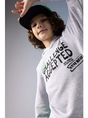 DeFacto Erkek Çocuk Regular Fit Kapüşonlu Sweatshirt Z4593A623SP