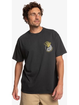 Quiksilver Outthere Erkek Siyah Tişört