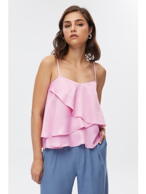 Stella Pulvis Pembe Ipli Bluz