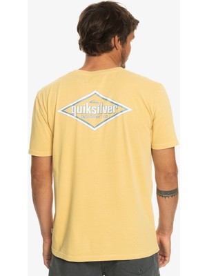 Quiksilver Quikwords Erkek Sarı Tişört