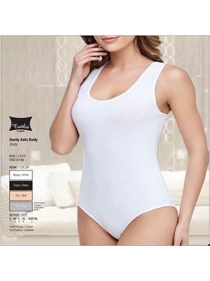 Tutku Bayan Geniş Askılı Bady Atlet 12 Adet