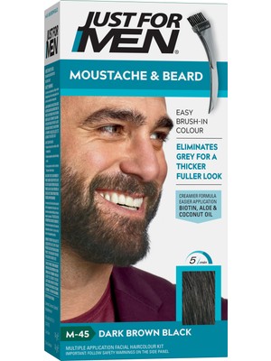 Just For Men Sakal ve Bıyık Boyası Koyu Kahverengi Siyah M-45
